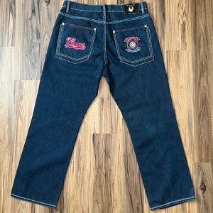COOGI Embroidered Bootcut Jean Pants Size W38/L34